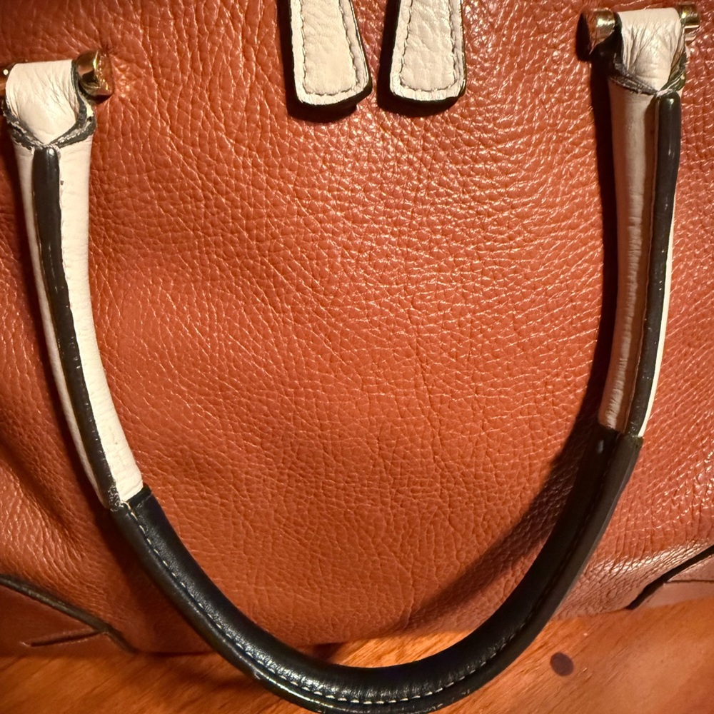 Furla Two-Tone Leather Satchel - Picture 4 of 14